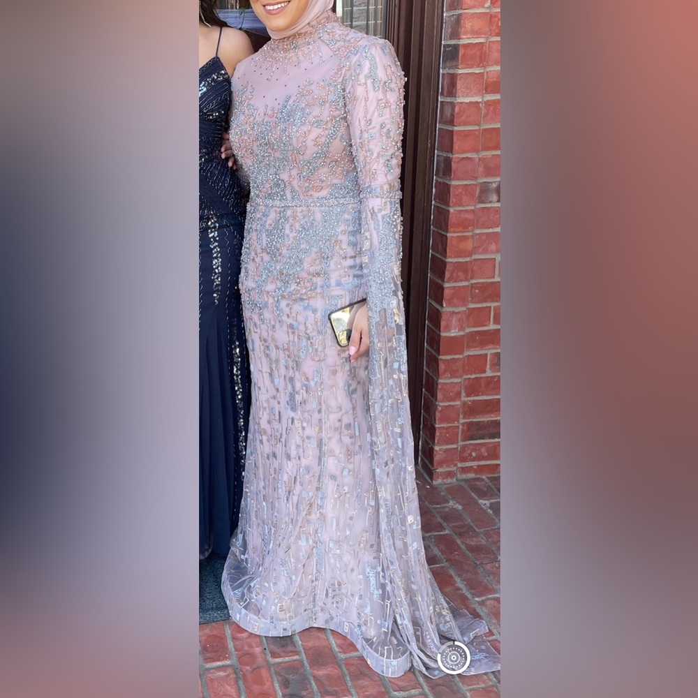 Modest Evening gown long sleeves